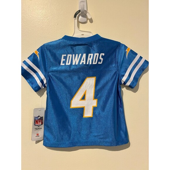 NWT NFL Los Angeles Chargers #4 Gus Edwards Jersey - 2T - Picture 2 of 5
